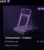 Telefonholder – Foldbar